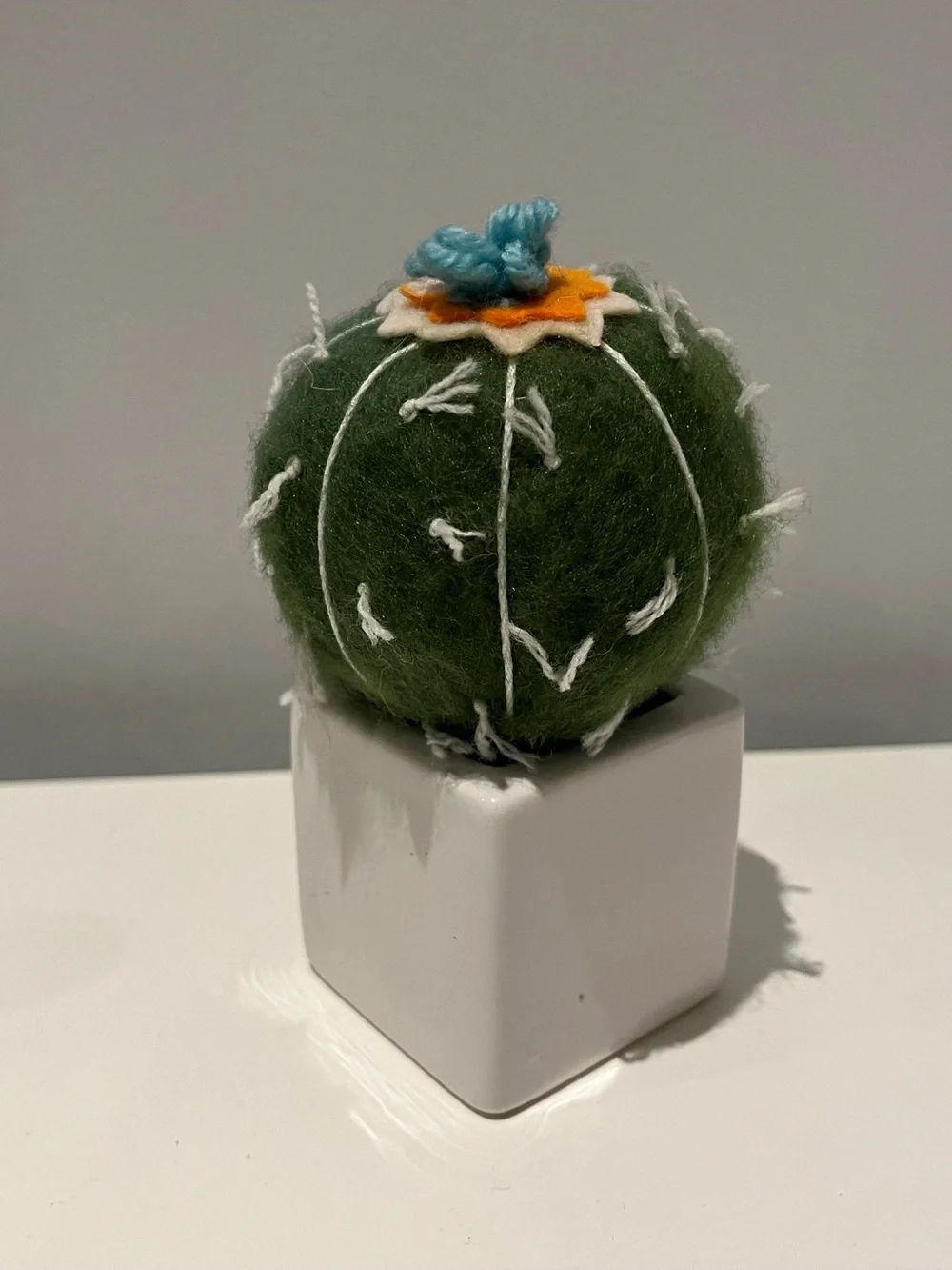 Ashland Felt Potted Cactus Tabletop Decor Green SET OF 4 - Picture 5 of 8